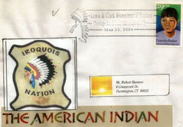 USA.The American Indian (Iroquois Nation) Missouri (Lewis & Clark Expedition Bicentennial)   Letter 2004 - American Indians