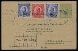TREASURE HUNT [01151] Yugoslavia 1926 50p Green Post Card From Zagreb To Berlin Up-rated - Briefe U. Dokumente