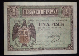 ESPAÑA.  EDIFIL 428a.  1 PTA 30 DE ABRIL DE 1938 SERIE D, CONSERVACIÓN EBC. - 1-2 Pesetas