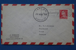 ¤18 DANEMARK BELLE LETTRE 1968 JANCON POUR VIRUM+ AEOPHILATELIE + AFFRANCHISSEMENT . PLAISANT - Covers & Documents