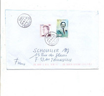 LUXEMBOURG AFFRANCHISSEMENT COMPOSE SUR LETTRE POUR LA FRANCE 2015 - Storia Postale