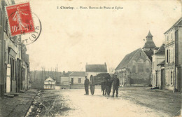 EURE ET LOIR  CHERISY Place , Bureau De Poste - Other Municipalities
