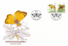 Norway FDC 1994 Butterflies (DD28-10) - Papillons
