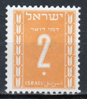 Israel 1949 Single Stamp From The Postage Due Set Issued In Fine Used. - Segnatasse