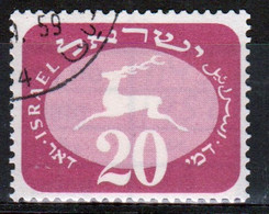 Israel 1952 Single Stamp From The Postage Due Set Issued In Fine Used. - Postage Due