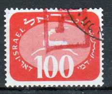 Israel 1952 Single Stamp From The Postage Due Set Issued In Fine Used. - Timbres-taxe