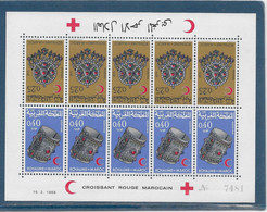 Maroc N°558A - Feuillet De 5 Paires Tête-bêche - Neufs ** Sans Charnière - TB - Morocco (1956-...)