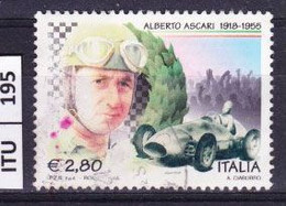 ITALIA REPUBBLICA   2005, Alberto Ascari, Usato - 2001-10: Afgestempeld
