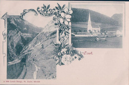 Souvenir De Court BE, Eglise Et Chemin De Fer (8966) - Court