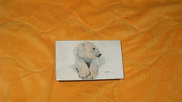 GROSSE BOITE D'ALLUMETTE AVEC ALLUMETTES...WORLD WILDLIFE SERIES N°5 POLAR BEAR...OURS BLANC - Zündholzschachteln