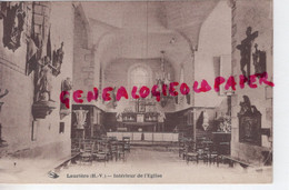 87- LAURIERE - INTERIEUR DE L' EGLISE - Lauriere