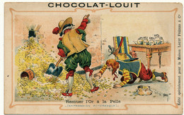 Chocolat LOUIT - Expression Pittoresque - "Remuer L'Or à La Pelle" - Louit