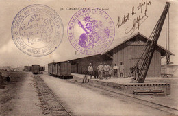 CASABLANCA - 691  2 - La Gare (du Chemin De Fer De Casa à Rabat). Circ.1913. RARE! Pas Sur Delcampe. - Casablanca