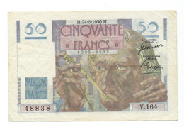 50 FRANCS LE VERRIER 24-08-1950 TB - 50 F 1946-1951 ''Le Verrier''