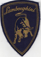 E62 - Sport - RARE - Ecusson En Tissu Brodé Marque Automobile LAMBORGHINI - Patches