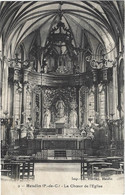 Delcampe - 62  Hesdin  -    Le Choeur De  L'eglise - Hesdin