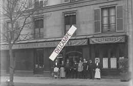 Carte Photo  CAFE - RESTAURANT - Maison E.ALARY - A L'entrée Du Bois - Au RDV Des Cyclistes- A Situer - Ristoranti