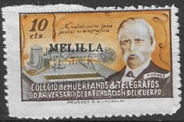 SPAIN #  FROM 1931-38   COLEGIO De Huerfands De Telegrafos MELILLA - Telegraph