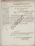 DENDERMONDE/Haasdonk 1808 Betreft Joseph Kalenken, Vitrier (R581) - Manuscritos