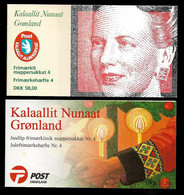 GREENLAND BOOKLET - LOT OF 2 BOOKLETS MNH COMPLETE (STB9-93) - Postzegelboekjes