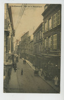 SAINT CHAMOND - Rue De La République (belle Carte Toilée) - Saint Chamond