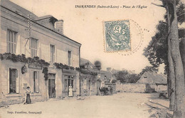 Ingrandes-de-Touraine:       37       Place De L'église.   Bureau De Poste                (voir Scan) - L'Île-Bouchard