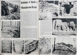 Article Papier ARCHÉOLOGIE MONTAUBAN BUZENOL GAUME 1953 PIP1049420 - Ohne Zuordnung