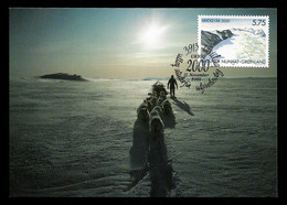 GREENLAND MAXIMUM POSTCARD - 1999 Greenland - Year 2000 (STB9-103) - Cartes-Maximum (CM)