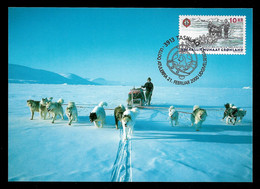 GREENLAND MAXIMUM POSTCARD - 2000 The 50th Anniversary Of The Sirius Patrol (STB9-104) - Maximumkaarten