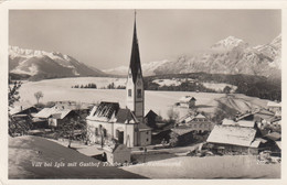 9227) VILL Bei IGLS Mit Gasthof TRAUBE Geg. Die Martinswand - Verschneite Kirche Usw. ALT ! - Igls