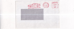 GERMANIA -GERMANY - AFFRANCATURA MECCANICA ROSSA - AUDI - BUSTA -1986- AUTOMOBILISMO- - Machine Stamps (ATM)