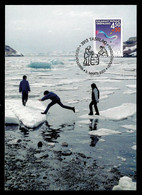 GREENLAND MAXIMUM POSTCARD - 2002 Childcare PAARISA (STB9-119) - Maximumkaarten