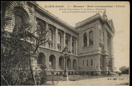Monaco Musée Océanographique L'entrée Don Du Prince Albert 1er Architecte Delefortrie Pose De La Première Pierre Le 25 A - Musée Océanographique