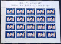 EUROPA  LIECHTENSTEIN                    FEUILLET 388                   NEUF** - 1964