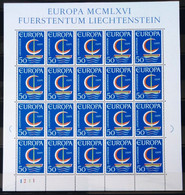 EUROPA  LIECHTENSTEIN                    FEUILLET 417                   NEUF** - 1966