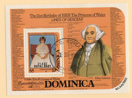 559 Dominica 1983 Sc.#790 Used "Offers Welcome" - Dominica (1978-...)