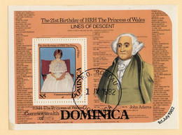 560 Dominica 1983 Sc.#790 Used "Offers Welcome" - Dominica (1978-...)