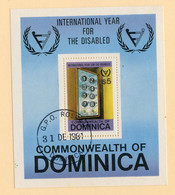 567 Dominica 1981 Sc.#738 Used "Offers Welcome" - Dominica (1978-...)