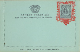 ECUADOR , TARJETA ENTERO POSTAL  , CINCO CENTAVOS , SIN CIRCULAR - Equateur