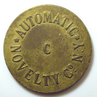 Automatic Novelty Co New York - Jeton De Consommation 10c - Monetary / Of Necessity