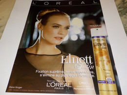 ANCIENNE PUBLICITE DIANE KRUGER  LAQUE OREAL  2010 - Zonder Classificatie