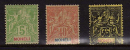 Moheli (1906-1907) - Type Groupe  - Neufs* - MH Ou Oblit - Nuovi