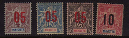 Mayotte  (1912) - Type Groupe  Surcharge  - Neufs* - MH - Nuevos