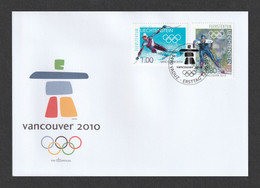 LIECHTENSTEIN 2010 Winter Olympic Games, Vancouver: First Day Cover CANCELLED - Winter 2010: Vancouver