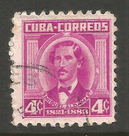 CUBA. 1954. 4c ALDAMA USED - Oblitérés