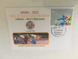 (1A11) 2020 Tokyo Summer Olympic Games - Italy & Qatar Share Gold Medals - 2-08-2021 - Athletics Men's High Jump - Eté 2020 : Tokyo