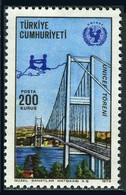 Turkey 1973 Mi 2307 MNH Bosphorus Bridge, UNICEF - Unused Stamps