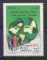 2021 ALGERIE 1875** Economie Circulaire, Mappemonde - Algerien (1962-...)