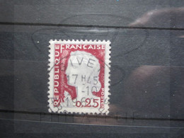 VEND BEAU TIMBRE DE FRANCE N° 1263 , OBLITERATION " GIVET " !!! - 1960 Marianne Van Decaris