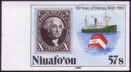Tonga Niuafo'ou 1990 George Washington - Imperf Plate Proof - Read Description - George Washington